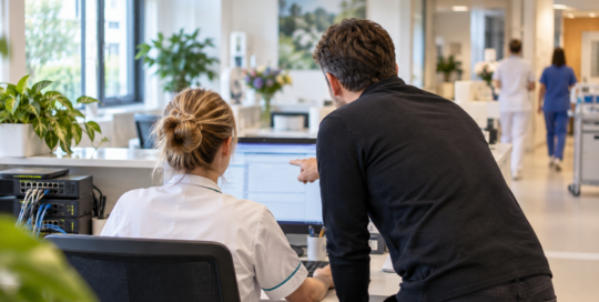 IT-beheer op locatie voor een zorgorganisatie